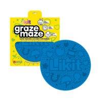 Likit Graze Maze Slowfeed Lick Mat - Blue