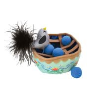 KONG Cat Puzzlements Pie Cat Toy with Catnip