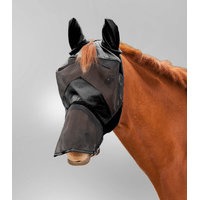 Waldhausen PREMIUM fly mask with ear and nose protection Musta