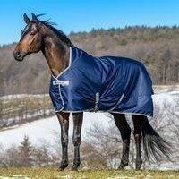 Bucas Freedom Turnout High Neck Loimi - 150g - Sininen/Hopea (145 cm), BUCAS