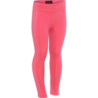 Equipage Dai 2.0 Glitter Silikonipaikkaiset Ratsastuslegginsit Junior - Pink Carnation (134/140)