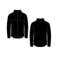 CATAGO MEN Aiden Zip Polar Fleecetakki Musta (2XL), Catago