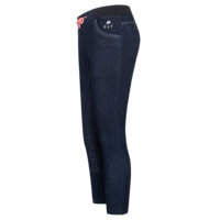 Waldhausen Lucky Lia Jeans Ratsastuslegginsit, Lasten keskiyönsininen/Lucky Heart (122), ELT