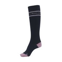 Cavallo Cavalsylke Stripe Logo Socks - Darkblue/Purple/White (35-38)