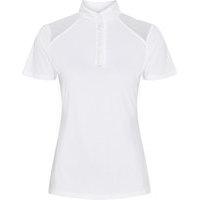 Equipage Marlie Short Sleeve Competition Top - White (S)