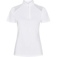 Equipage Marlie Short Sleeve Competition Top - White (M)