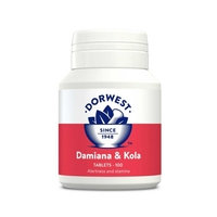 Dorwest Herbs Damiana & Kola 100 kpl